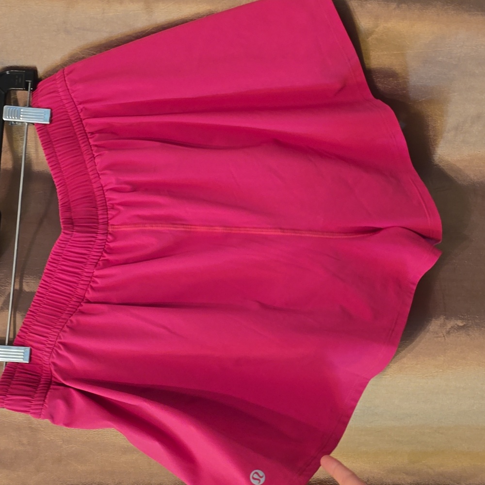 Lululemon Athletica Women's Raspberry Coulis Athletic Shorts - Picture 6 of 6